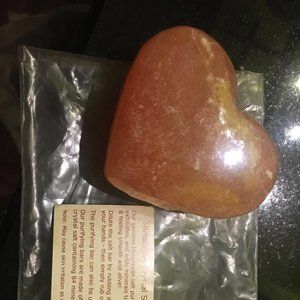 Heart Shaped Himalayan Salt Heart Crystal